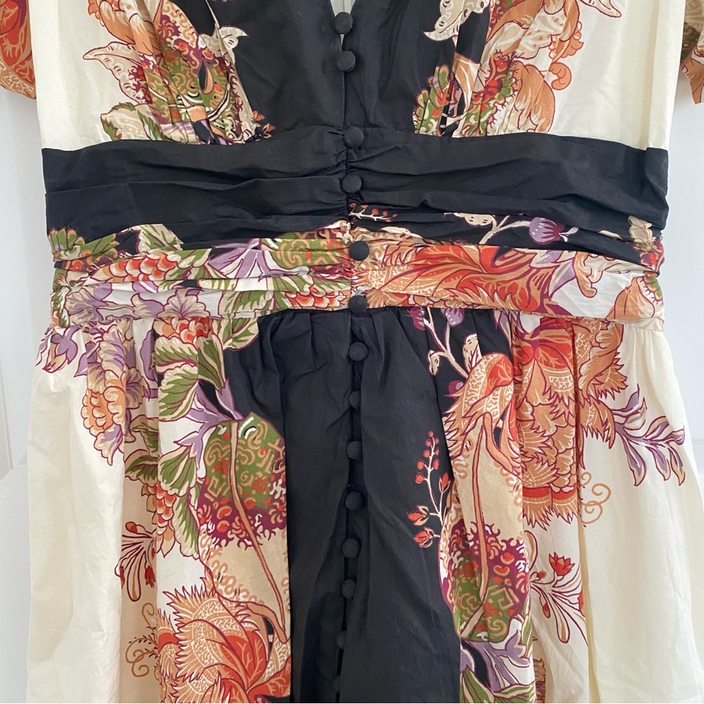 Anthropologie Katerina Button-Front Dress Sz L NWT - Picture 4 of 6